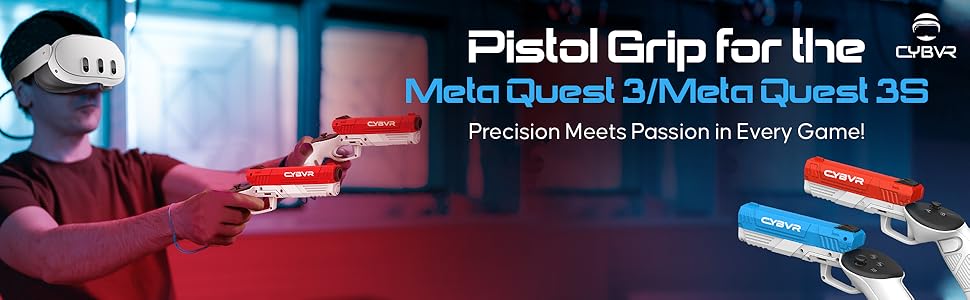Meta Quest 3/3S Weighted Pistols