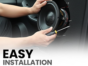 10 inch subwoofer, car subwoofer speaker 4 ohm woofer 150w rms bass speaker