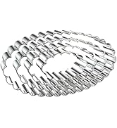 Scalloped Edge Oval Cookie Cutter Set Large - 5 Inch, 4 Inch, 3 Inch, 2 Inch - Fluted Wavy Oval C...