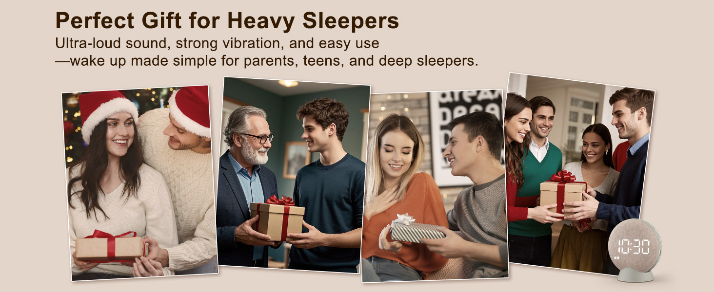 vibrating alarm clock for heavy sleepers