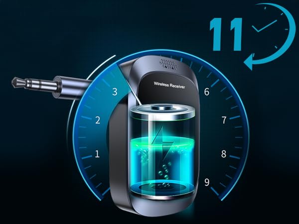 Bluetooth car receiver aux battery