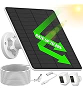 Ring Camera Solar Panel, Solar Panel for Ring Camera with USB-C &amp; DC Ports, Ring Solar Panels for...