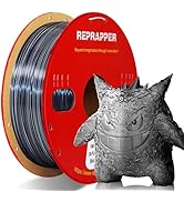 RepRapper Silk PLA, Glitter Gradient 3D Printer Filament, Beautiful Color Change 1.75 Silk PLA, D...