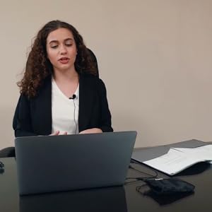 Woman in a Virtual Meeting 