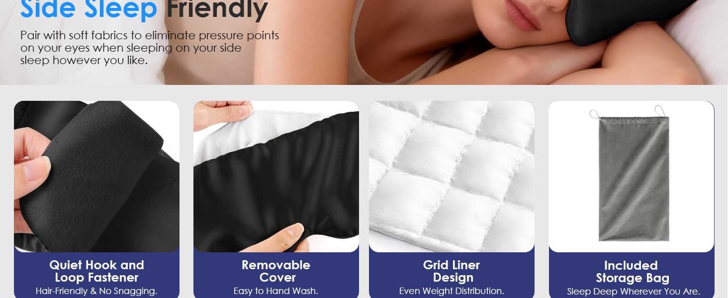 Weighted Eye Mask