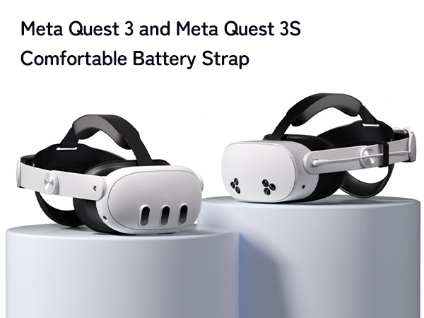 Battery Head Strap Compatible with MetaQuest 3 and Quest 3S