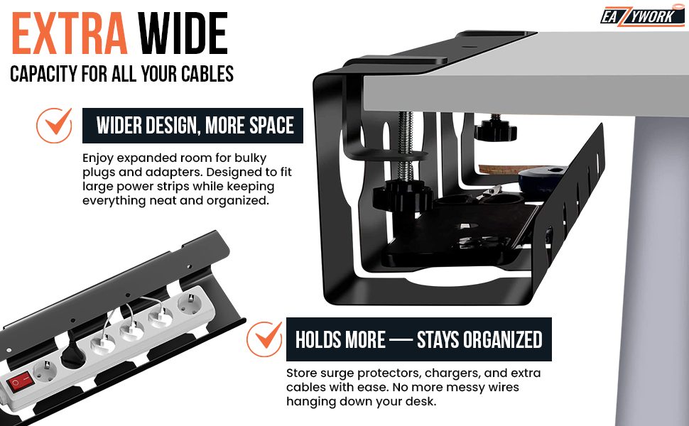 ORGANIZADOR CABLES ESCRITORIO CAJA PARA CABLE ORGANIZADORE DE CABLES BANDEJA ORGANIZADORA DE CABLES