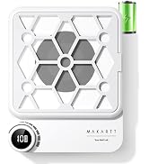 Makartt Compact Rechargeable Nail Dust Collector - 5500RPM Mini Nail Vacuum, Adjustable Speed, Qu...