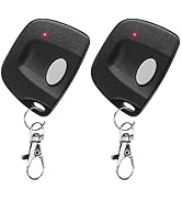 CreaCity 2 for 300 MHz Multicode Linear Garage Door Gate Opener Remote Control with 10 DIP Switch...