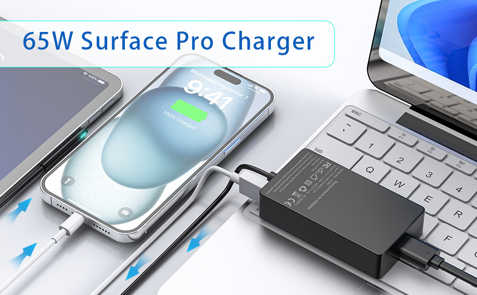 65W surface pro charger