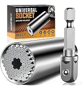Super Universal Socket Tool Gifts for Men -4 PACK Christmas Stocking Stuffers Mens Gift Socket Se...