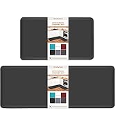 HappyTrends Kitchen Mat [2PCS] Cushioned Comfort Anti-Fatigue Floor Mat, Waterproof Non-Slip Kitc...