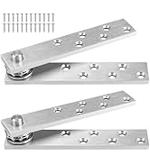 HBL' Pivot Hinge Heavy Duty Hidden Door Hinge for Wooden Secret Door, Stainless Steel and 300LBS ...