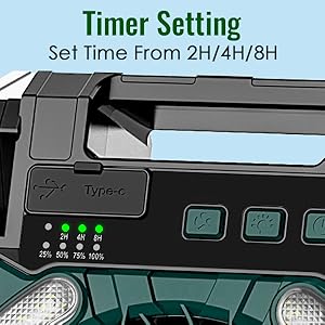 usb fan with timer