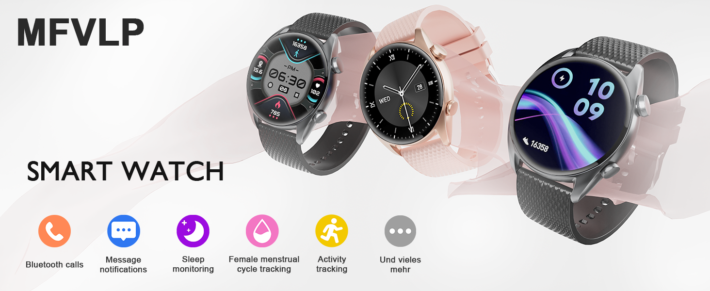 This round smartwatch makes a great gift for men and women