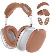 Silicone Case Cover for AirPods Max Headphones, Anti-Scratch Ear Pad Case Cover/Ear Cups Cover/He...