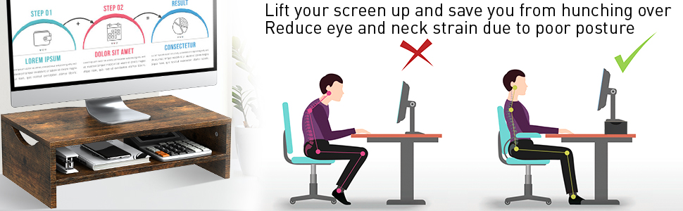 laptop monitor riser