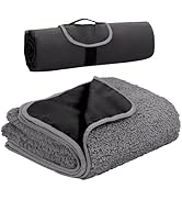 Tirrinia Outdoors Waterproof Camping Blanket,Sherpa Fleece Warm Windproof Soccer Stadium Blanket ...
