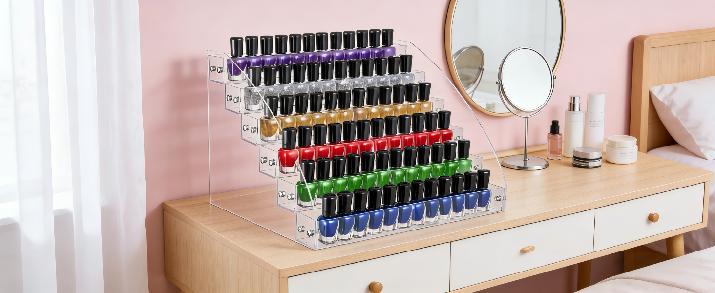 acrylic nail polish holder