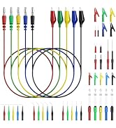 Neoteck Multimeter Leads,43pcs Back Probe Test Lead Kit with Alligator Clips Electrical,CAT II 60...