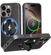 AUROX Magnetic for iPhone 16 Pro Case with Invisible Stand [Compatible with MagSafe] Military-Gra...