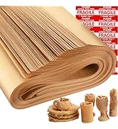 Packing Paper Sheets For Moving, MINHAO Honeycomb Packing Paper Sheets with 1.6X Stretchability f...