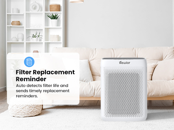 Filter replacement reminder