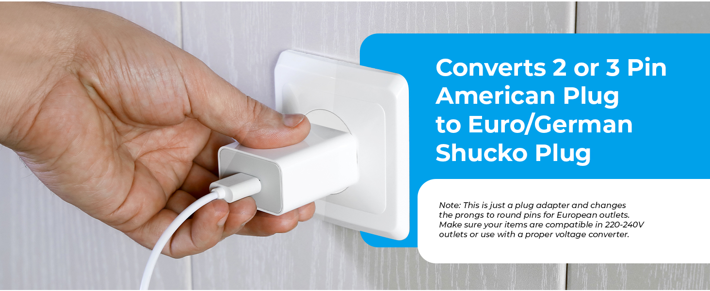  European Travel Adapter