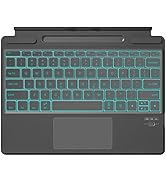Qulose Surface Pro 8 Keyboard, Backlight Surface Pro 10 Keyboard, Detachable Bluetooth Keyboard f...