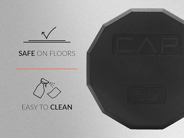 CAP Barbell CAP 12-Sided Coated Dumbbell