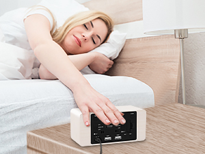 9 Minutes Snooze Function