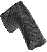 4pcs or 1pc Golf Club Head Covers for Woods, Driver, Fairway, Hybrid – Premium PU Leather with In...