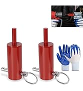 PIFOOG 2 Pack Trailer Jack Drill Adapter for 1 Inch Handle Studs, 10X Faster Heavy Duty Steel Tra...