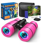 Toys for 3-7 Year Old Girls: LET'S GO! Binoculars for Kids Bird Watching 4 5 6 7 Year Old Girl Bo...