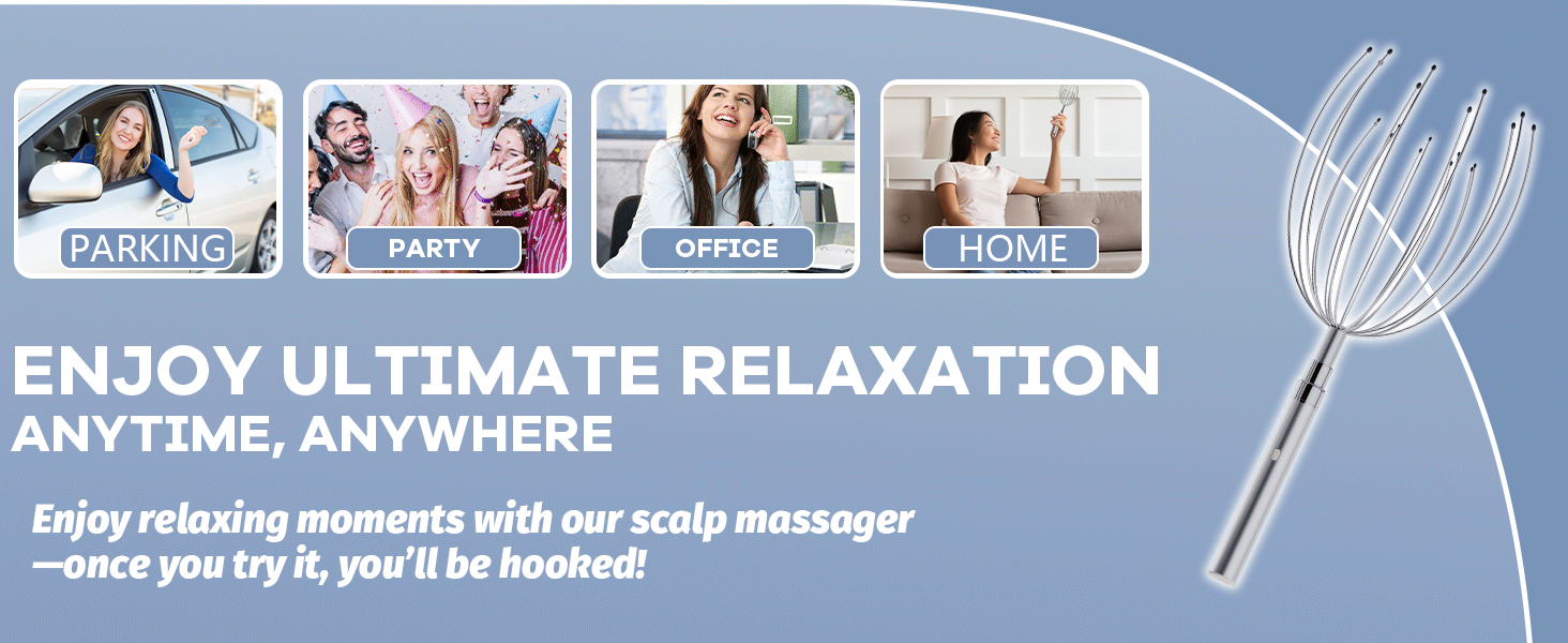 vibrating scalp massager