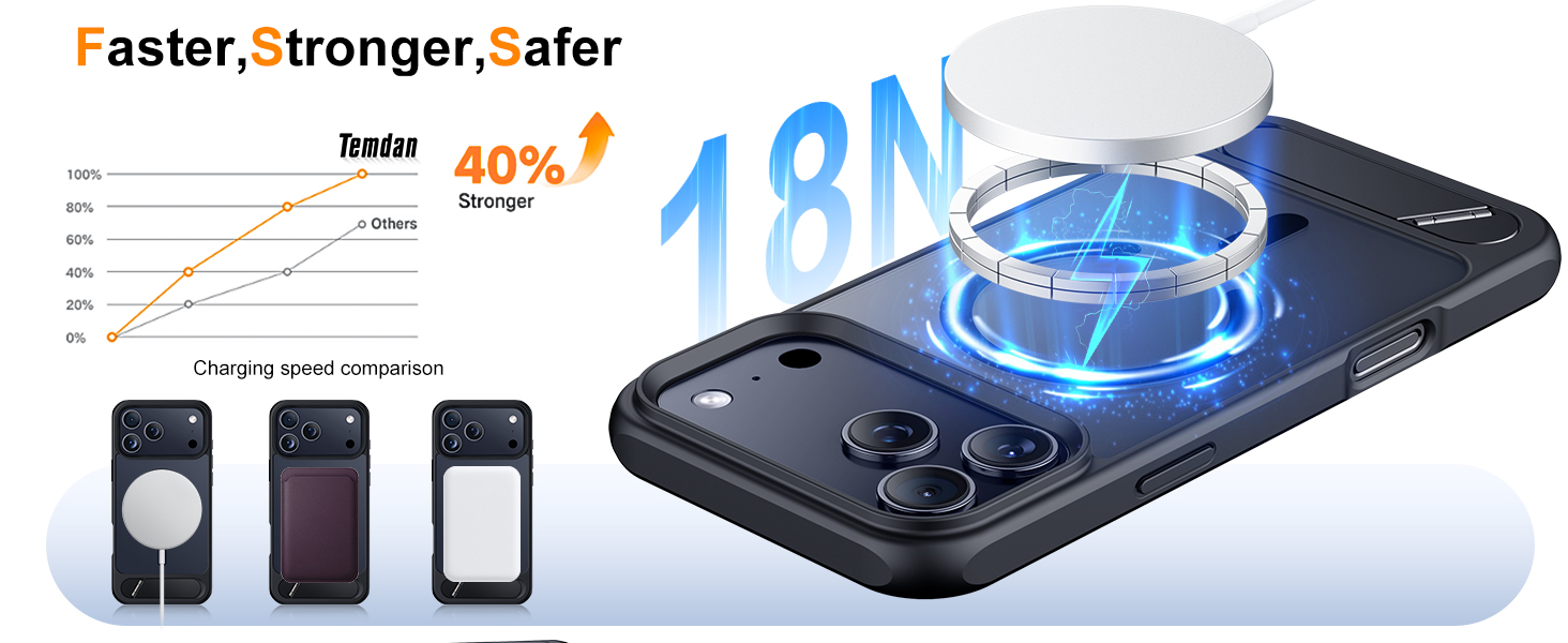 5.1 designed for iPhone 17 pro case fast charging