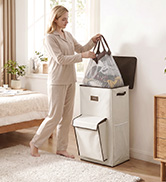 laundry hamper with lid