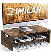 Zimilar Monitor Stand Riser, 2 Tiers Laptop Computer Monitor Riser for PC Screen, iMac, Desktop W...