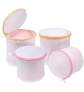 BAGAIL Laundry Bags Mesh Wash Bag for Intimates Lingerie and Delicates,4Pcs(Bra Wash Bag,6×6inch+...