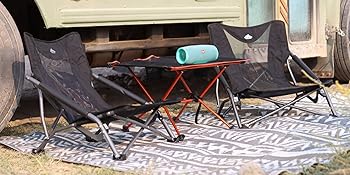 camp chairs; cascade mountain tech; outdoor; durable; breathable; armrests; trips; comfortable