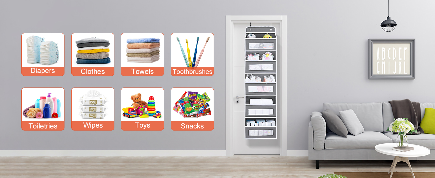 over door storage