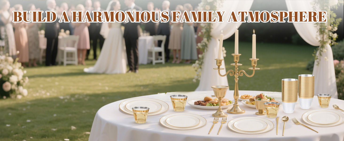 IVORY PLASTIC PLATES
