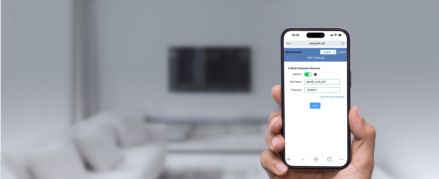 Disable Extended Network with the WEB Interface of This WiFi to Ethernet Adapter.j