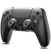 Wireless Controller for PS-5/Pro/Slim/PC, Bluetooth Gaming Controller, With Hall Effect Joystick/...