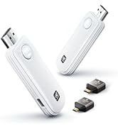 WELUSOPU Wireless HDMI Transmitter and Receiver, HDMI Wireless 4K Decode 1080P Output, 2.4G/5.8G,...