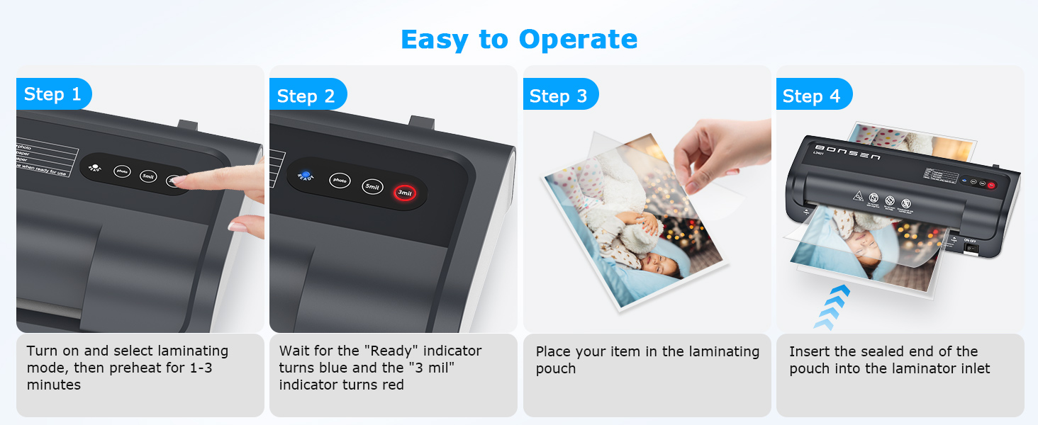 BONSEN Easy to Use Laminators