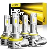 AUXITO 9005/HB3 H11/H9/H8 Fog Light, 62000LM 900% Brighter H8 H9 HB3 Bulbs Combo 5 Mins Install, ...