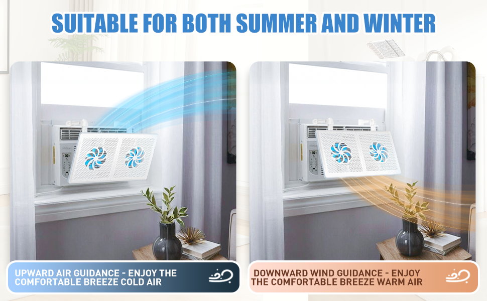 Adjustable AC Air Deflector