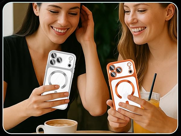 iPhone 17 pro case magnetic clear / iPhone 17 pro max case magnetic clear