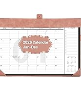 desk wall calendar pink